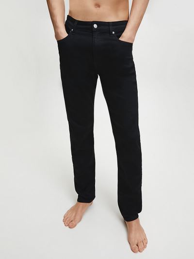 Calvin Klein Ruhák HU899697 | Calvin Klein Slim Tapered Férfi Farmernadrág Fekete